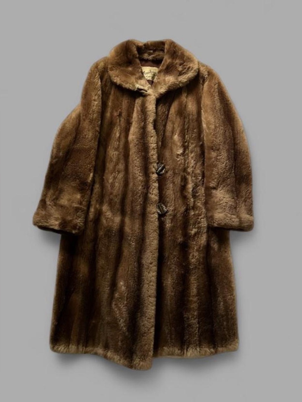 Vintage 60’s Nicolai Furs Authentic Mink Fur Coat. Size S.